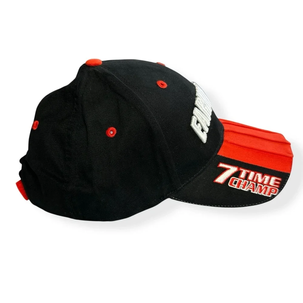 VTG Dale Earnhardt 7 Time NASCAR Champion #3 Vintage Strap back Hat Cap‎ Action